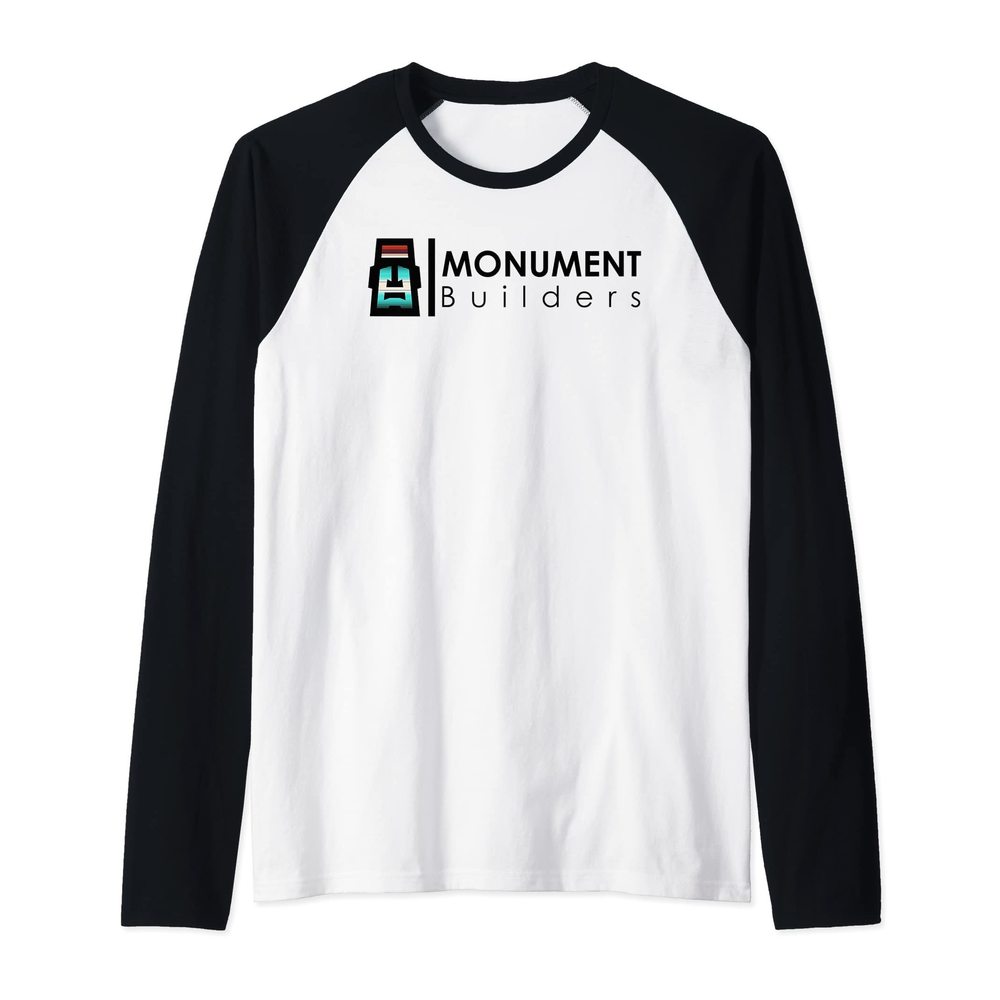Monument Builders Aztec Design Raglan Baseball Tee